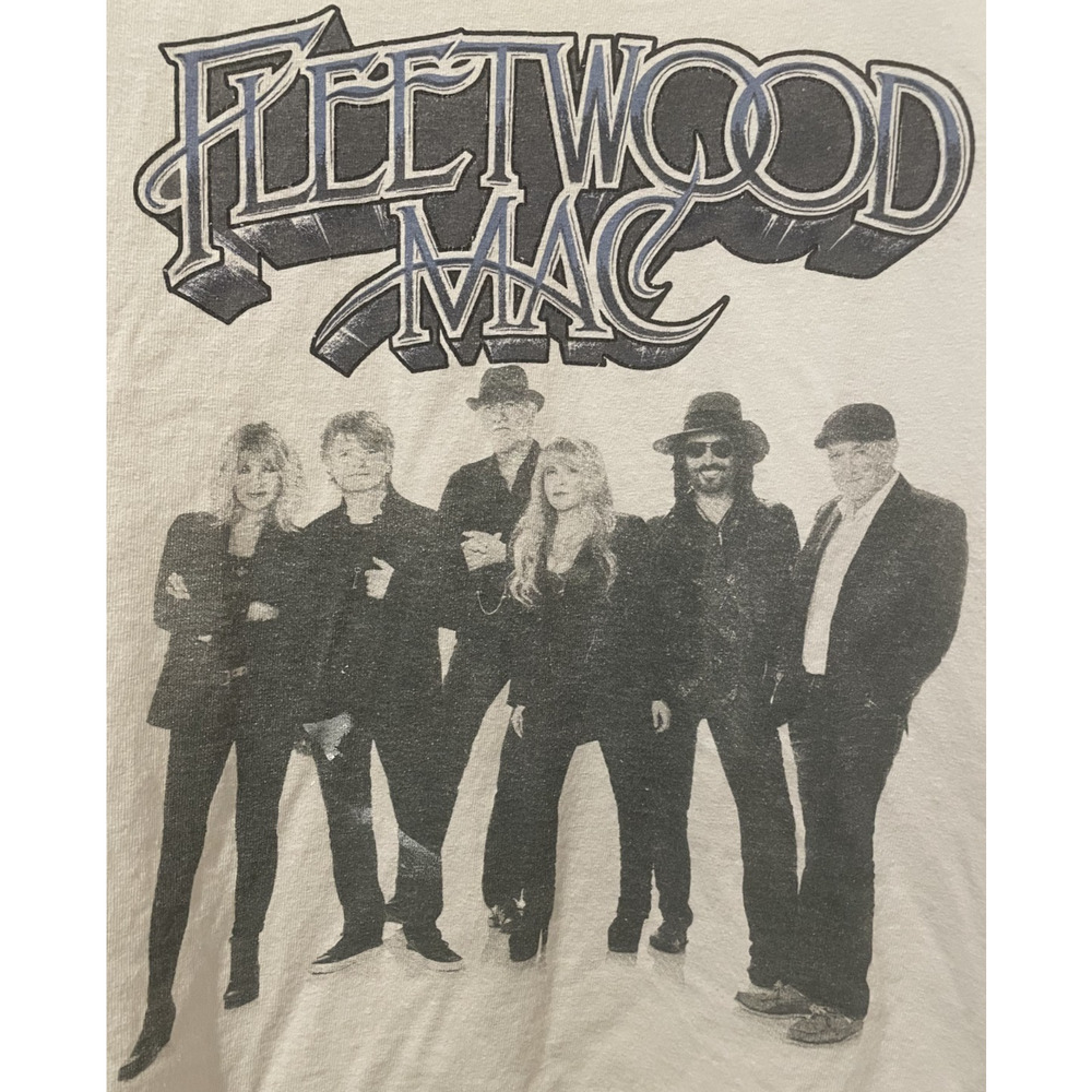 Fleetwood Mac 2018-2019 Concert Tour Graphic T-Shirt White - S - Picture 3 of 5
